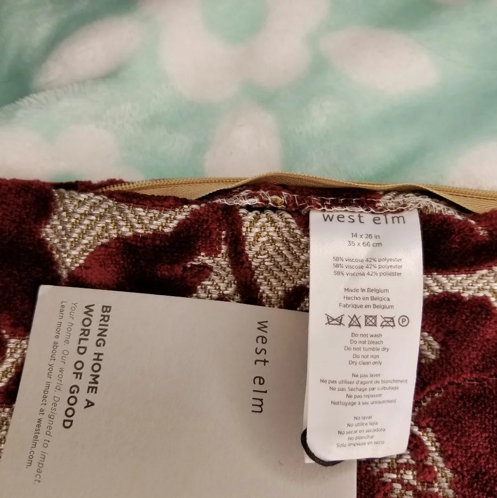 West Elm Throw Pillowcase